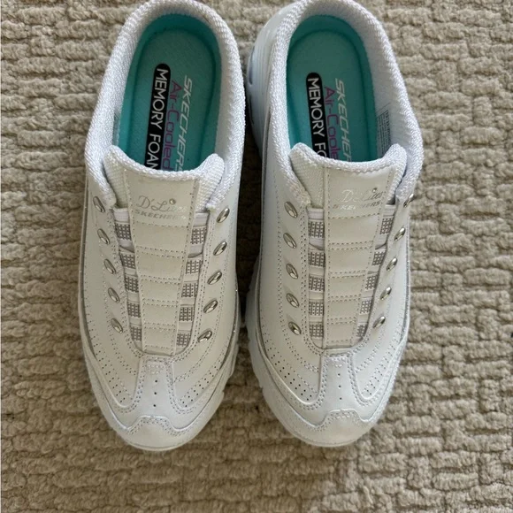 Skechers All-White Casual Slip-Ons - Picture 2 of 4